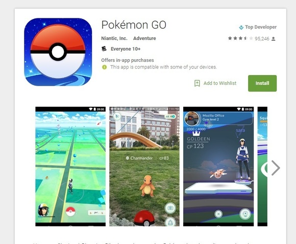 pokemon go test footage